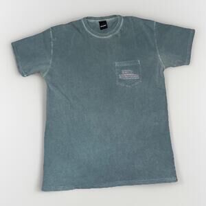 Only New York Pocket T-Shirt Teal Green Medium 21x27